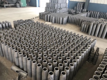 Quality Wholesale Silicon Carbide Ceramics Kiln Furniture Pipe Sic Burner Nozzles Silicon Carbide Burner Sleeve