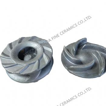 Silicon Carbide  Ceramics Impeller/Sic Rbsis Ceramic Pump Part