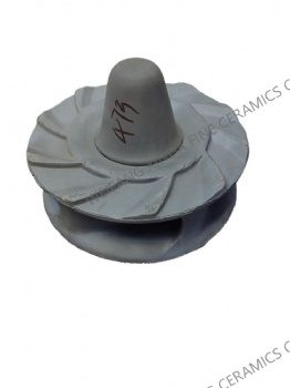 Silicon Carbide  Ceramics Impeller/Sic Rbsis Ceramic Pump Part