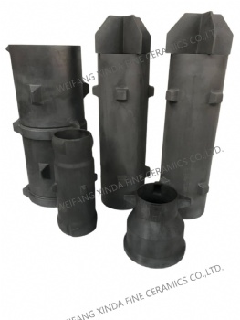 Custom Silicon Carbide Ceramic Burner Nozzle Radiant Tube Protective Sleeve Refractory Product