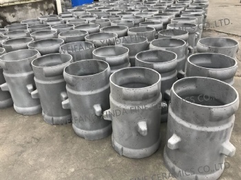 Custom Silicon Carbide Ceramic Burner Nozzle Radiant Tube Protective Sleeve Refractory Product