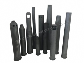 Sic Silicon Carbide Ceramic Burner Nozzle Tube Professional Manufacturer Pipe Shape Moulding